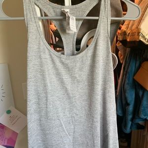 Grey workout tank